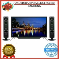 TV LED 32 INCH POLYTRON + SPEAKER TOWER TERBARU PLD32T1550 HDMI By TMJ