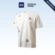 HLA Summer Bear Embroidery Short Sleeve T-Shirt Men - HNTBJ2J656HQF