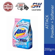 Attack Powder Detergent + Softener 200g