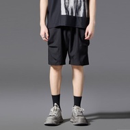 男士簡約休閑短褲 夏季黑色五分褲