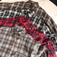 MONRUE Arles Oversized Flannel Shirt
