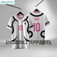 Anime Blue Lock Japan U20 Itoshi Sae Jersey - Can / Free Custom Name And Back Number Casual Loose Me