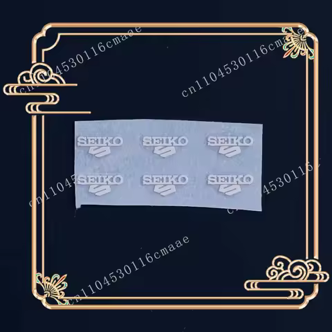 New color change Seiko watch literal logo studs watch dial SEIKO labeling GS sticker metal white