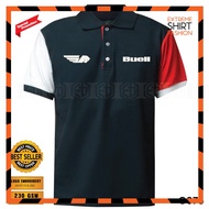G POLO T-Shirt Buell Embroidery Motorcycle Baju Jahit Superbike Brake Motorcross Logo Sulam MotoGP P