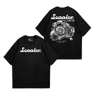 Aolshirt Scooter Black T-shirt LBS CC 150 cc