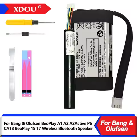 XDOU High Quality Battery For Bang & Olufsen BeoPlay A1 A2 A2Active P6 CA18 BeoPlay 15 17 Wireless B