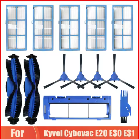 For Kyvol Cybovac E20 E30 E31 Robot Vacuum Cleaner Accessories Roller Brush Cover Side Brush Hepa Fi