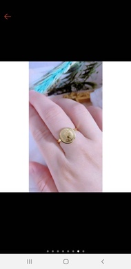 Cincin Titanium Termurah Koin Romawi CXA105