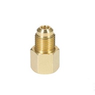 ADAPTER GAS TONG Kepala Besar Ke Kecil Hose R134a R134 R-134A (F 1/2" X M 1/4") NYGP