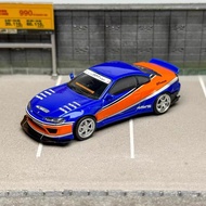 SW 1:64 Nissan Silvia จรวด S15 Pandem แก้ไขรุ่นรถโลหะผสมโมเดล