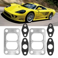 Kaobuy Turbo Gasket Set  Mounting Kit Easy Installation 2 Pcs Metal Alloy Paper Turbocharger for Hol