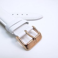 快拆皮革錶帶-白色