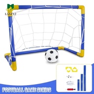 ALANFY Soccer Goal Post Net Set, Removable Net High-Strength Frame Kids Soccer Goal, with Inflatable