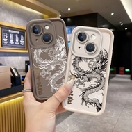 Case For Tecno Spark GO 1 / Spark GO 1S / Go 2025 Fashion Dragon Matte Phone Case Camera Protection 