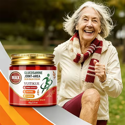 YUITIKUE Warming Joint Massage Balm Glucosamine Herbal Extract Soothe Stiffness Soreness Sports Musc