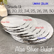 [Contents 10] Round Silver Tart Cake Base Size 18 20 22 24 25 26 28 30 cm Round Silver Tart Cake Bas