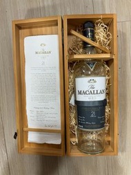 麥卡倫21年三桶 Macallan 21 years triple 麦卡伦21年三桶 空瓶 酒瓶 吉樽 装饰瓶 酒樽