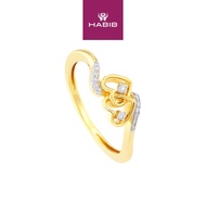 HABIB Diamond Ring in 375/9K Yellow Gold (Hearts) 264800822