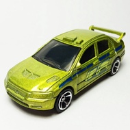 HotWheels HotWheels HotWheels MITSUBISHI Lancer EVO Rally Car Yellow Quick Extreme MITSUBISHI EVO