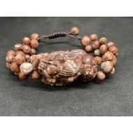 D4346 Old Players' Favorite Collectibles Mineral Material Natural Thai Dragon Palace Relic Jumping B