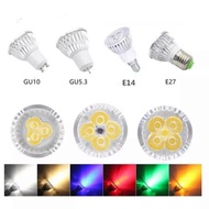 Dimmable Led Spotlight Bulbs E27 GU10 GU53 E12 Bulb 9W Spot 220V 2700K White Warm For Room Decorativ