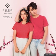 READY STOCK ❤ AUTHENTIC AULORA BASIC TOP WITH KODENSHI® ❤AULORA TOP RED❤