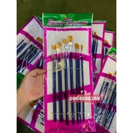 [Liquidation] 9c blue brush set for gouache, graffiti, acrylic, oil paint