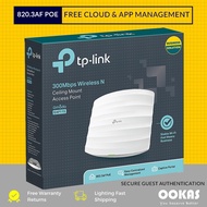 TP-Link EAP115 820.3af Poe 300Mbps Wireless Ceiling Mount Access Point