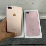 Iphone 7 plus 32gb rose gold second fullset murah