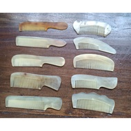Small Buffalo horn Brush. Buffalo horn comb.