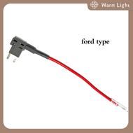 Warm Light 12V FUSE HOLDER Add-A-Circuit TAP ADAPTER Micro MINI Standard Ford ATM APM Blade AUTO FUSE with 10A Blade Car FUSE with Holder