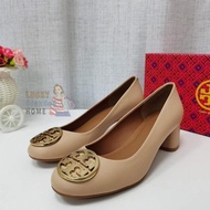 PROMO - SEPATU TORY BURCH SHOES JANEY PUMP SHOES WEDGES ROYAL TAN ORIGINAL