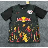 [Fans] 2425 Liby Tin Red Bull Black Jersey High-Quality Football Jersey Short-Sleeved Football Jersey