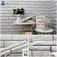 3D WHITE BRICK WALLPAPER 45CMX9M