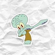 Sticker squidward dab