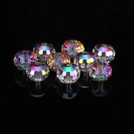 QIAO | 6mm 8mm Austria Crystal Beads 96 Faceted Round Loose Spacer Beads