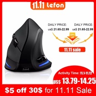 Vertical Wireless Mouse Gaming Charging RGB Optical USB For Windows 2400 DPI 2.4G PUBG LOL