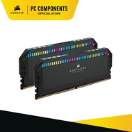 CORSAIR DOMINATOR PLATINUM RGB 32GB (2x16GB) DDR5 DRAM 6400MT/s CL32 Memory Black CMT32GX5M2B6400C3