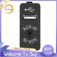 Car USB AUX In Plug Auxiliary Input Socket Adapter for E81 E87 E90 F10 F12 E70 X4 X5 X6