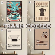 Canvas paintings of coffee shops, soft drinks, cafes, coffee shops, cafe decoration paintings