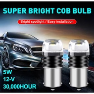 Round Head Light T20-7443 White Socket Continuous Flash Brake For 12v Cars