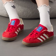 adidas | Adidas GAZELLE INDOOR รองเท้าลำลองแบบสวมสบายระบายอากาศได้ดีสำหรับผู้ชายและผู้หญิง รองเท้าแบ