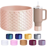 Sarung Silikon Mermaid untuk Stanley Cup 40/30/20 oz, Dibuat untuk HydroJug Traveler 32/40 oz & Stan