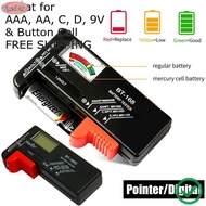XUESHAN Battery Volt Tester AAA/C/D/9V/1.5V Electricity Tester Universal Button Cell Voltage Checker