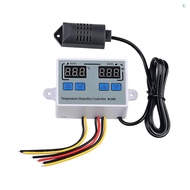 Dual Digital Temperature Humidity Controller Home Fridge Thermostat Humidistat Thermometer Hygrometer W1099 AC110-220V