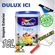 🔥READY STOCK🔥 18L ICI DULUX Inspire Exterior Durable Paint Weathershield Weather Shield Cat Dinding 