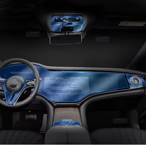 For Mercedes Benz EQS EQE AMG 2021-2023 Gearbox Navigation Screen Automotive Interior TPU Protective