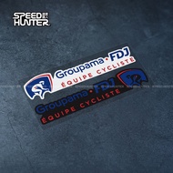 Suitable for FDJ France Expo Color Fleet Bicycle Fleet Stickers Road Frame Bell Waterproof Decorativ