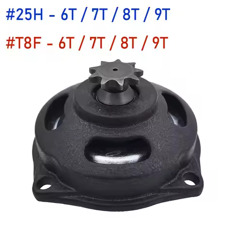 47CC 49CC Engine Gearbox #25H #T8F Chain 44-6 Gear Box 40-6 Clutch Bell/Drum For Pocket Bike Mini AT