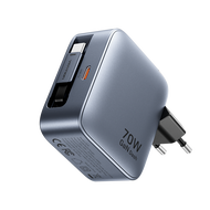 Vention | Vention 70W GaN USB C Charger With Retractable  Cable For iPhone 17 16 Pro Samsung Xiaomi 
